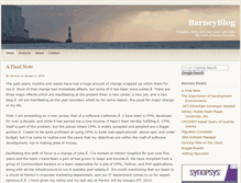 Tablet Screenshot of barneyb.com